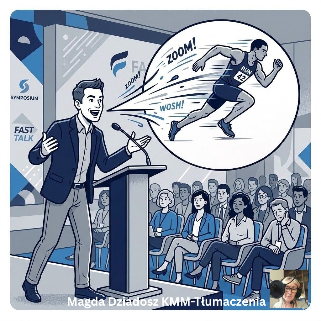 Speak at measured pace